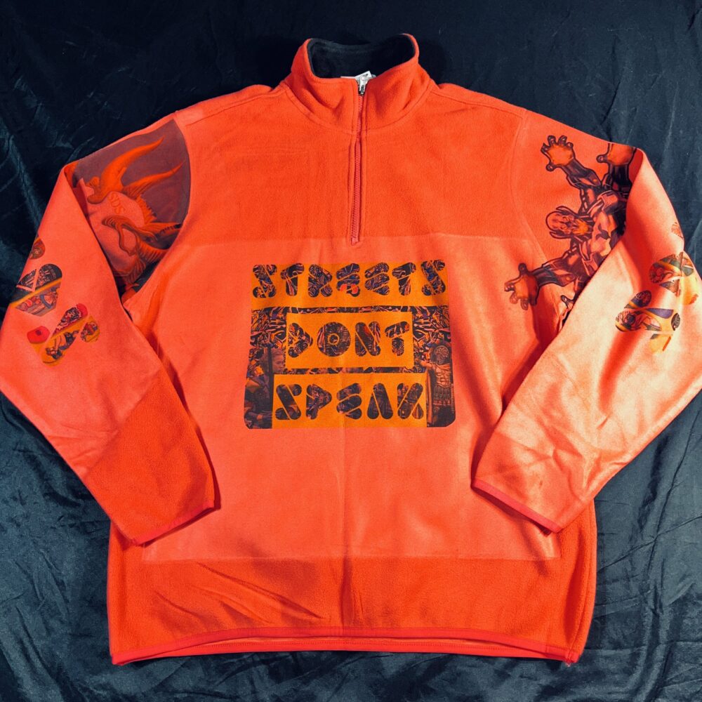 DESTROYER FLEECE- XLARGE -ROSES ARE RED COLLECTION