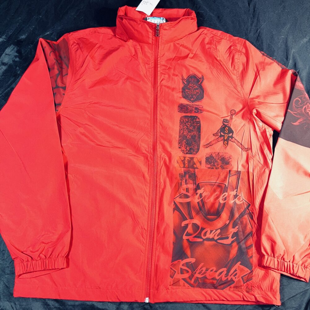 BLOODY WINDBREAKER - LARGE -ROSES ARE RED COLLECTION