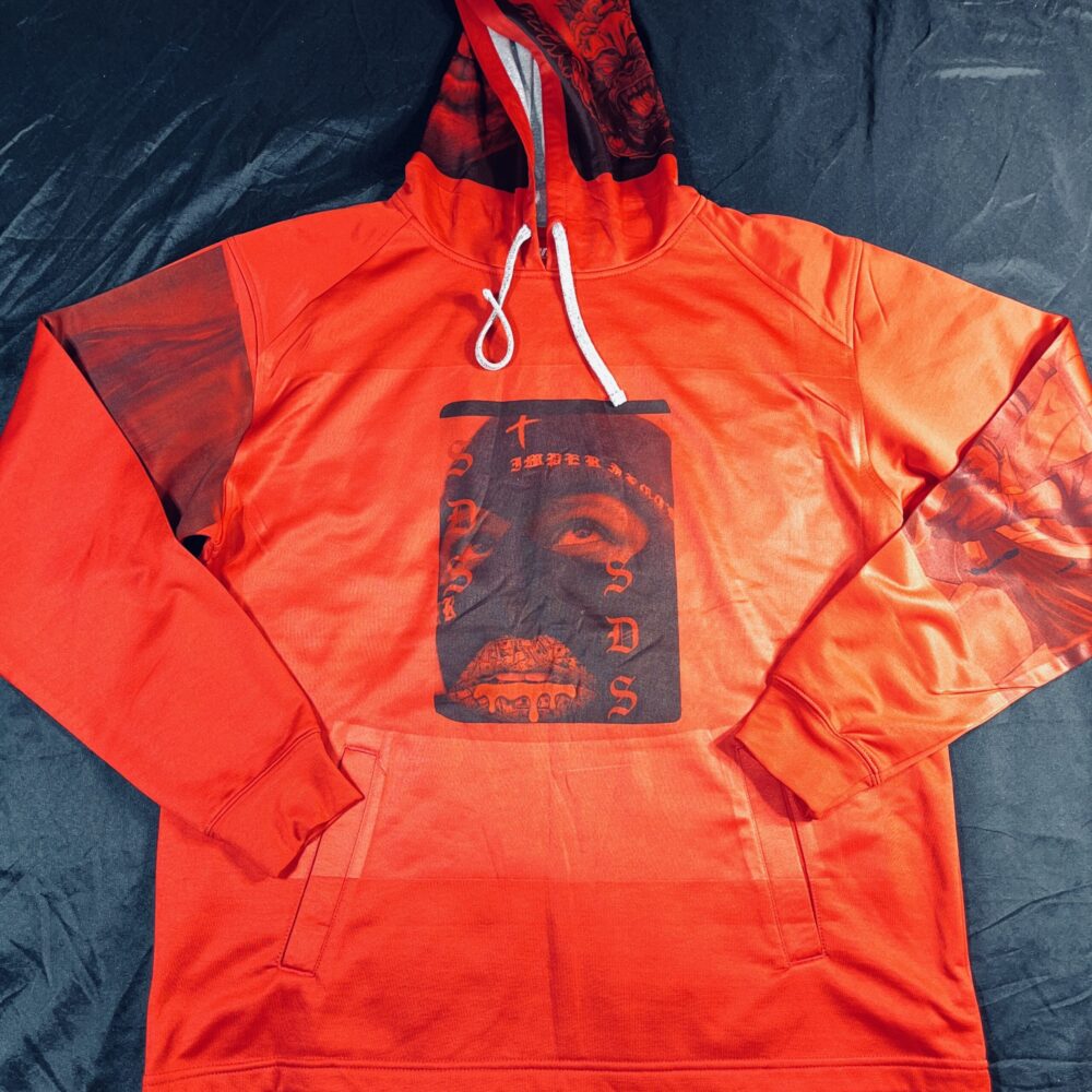 VILLAINOUS DC HOODIE - LARGE- ROSES ARE RED COLLECTION